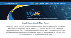 Desktop Screenshot of nofluffjuststuff.com